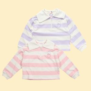 [로엠걸즈(아동)]슈야선염 집업 카라 스웨트티셔츠RGMA2481S