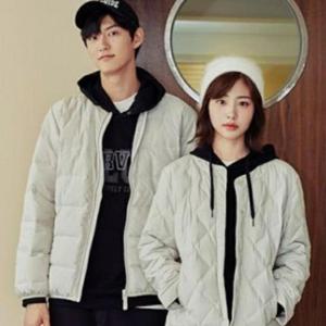 뱅뱅칠곡 HC09 공용 라운드넥 얇은 덕점퍼 nul802