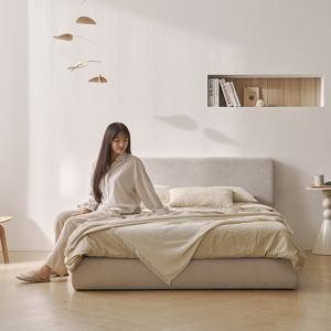 나무뜰 알레 패브릭 침대프레임 Q K 공용 CNS520C (착불)