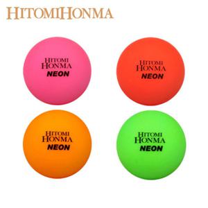 [히토미혼마] 비비드 네온 4피스 파크골프볼 4종택1