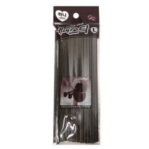 하니 커피스틱(L) 18cm 100개입 커피막대 커피빨대