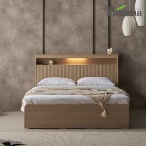 파로마 루시아 LED 템바보드 서랍형 슈퍼싱글 수납 침대 SS