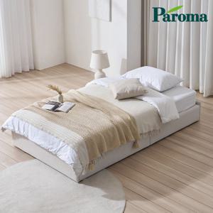 파로마 베이 니에 패브릭 무헤드 침대 프레임 SS OGM0193