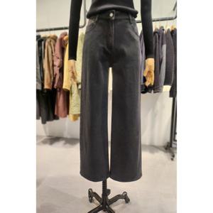 [코데즈컴바인] (CJD-DP540WA) 기모 와이드 데님팬츠