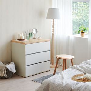 밀랑 오키오 서랍장 3단 800 속깊은 2colors