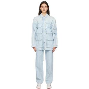 25 FW 이사벨 여성 블루 엘리즈 데님 재킷 232600F060003