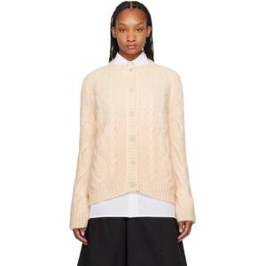 25 FW 메종마르지엘라 여성 오렌지 래글런 가디건 241168F095002