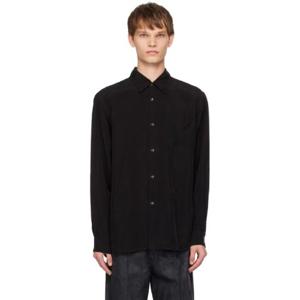 25 FW 이티스 남성 블랙 오티스 셔츠 241640M192007