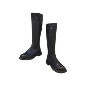 [세라] 마리오 여성 소가죽  라운드토  롱부츠 (3cm) C23L501  2