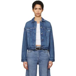 25 FW 랙앤본 여성 블루 미라마 플리스 트러커 재킷 251055F060002