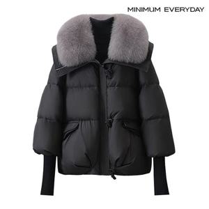 [미니멈][미니멈 에브리데이]더플 퍼카라 집업 패딩 점퍼 (EA4JJ023D)