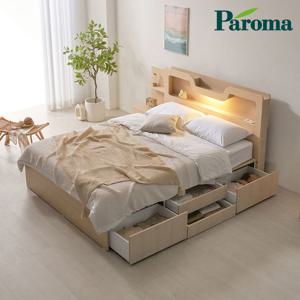 파로마 베이 페일 LED 수납 침대 Q 7존 독립 ODM0176