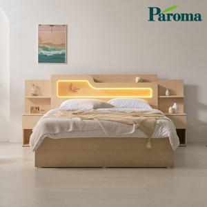 파로마 베이 베니스 LED 라인형 침대 K 독립유로탑 40T ODM0275