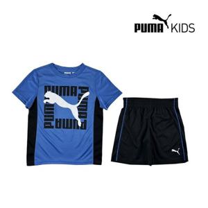 [푸마 키즈]푸마키즈 반팔 상하세트(7120505118_BU)