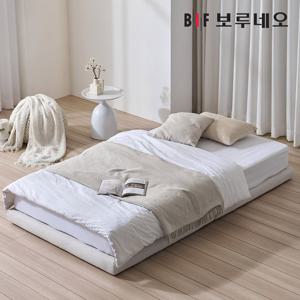 보루네오하우스 프라임 라멜 패브릭 침대 프레임 SS