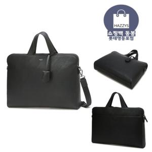[헤지스]블랙 단색 소가죽 토트백HJBA5E626BK