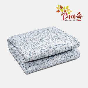 자미솔 전기요 그레이 오리지널 싱글 180X100cm EMF인증 전자파 차단 물빨래가능 캠핑용