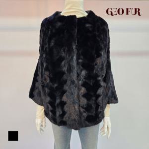 [GEO FUR] 천연모피 밍크 루즈핏 자켓_G304FJK0100