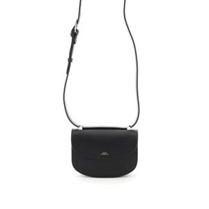 아페쎄 레더 제네바 플랩 미니백 크로스백 PXAWVF61415LZZ BLACK