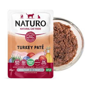 내추로 캣 어덜트 칠면조파테 85g 고양이 주식 파우치