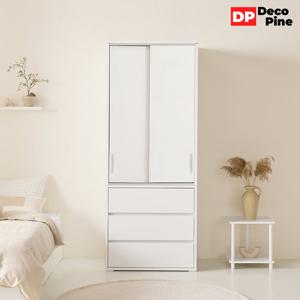 데코파인 그란 슬라이딩 800 서랍 옷장 3단 학생 작은방 1인 싱