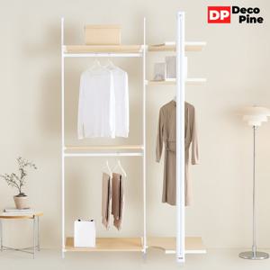 데코파인 피노 드레스룸 1400 J세트 코너장 옷장 시스템장