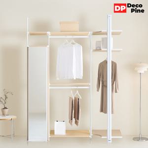 데코파인 피노 드레스룸 1800 T세트 코너장 옷장 거울장 시스템