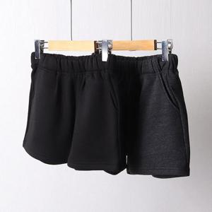 빅사이즈기모바지 7891L412 촉감굳기모면밴딩반바지 WX