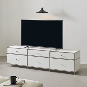 [채우리] 파이토 미드센츄리 모듈 2단 2000 서랍장 거실장