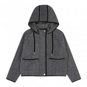 [코데즈컴바인] 헤링본 후드 밍크 집업 (CJD-PJ002WB)