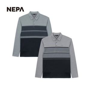 [네파]네파 남성 코트나 스트라이프 폴로 티셔츠_7K15241