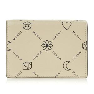[마르니] 여성 그래픽 로고 반지갑 PFMO0067U0 P4599 00W12