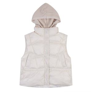 [코데즈컴바인 (사용안함)]니트후드 탈착 패딩베스트 (CJD-VE502WA)