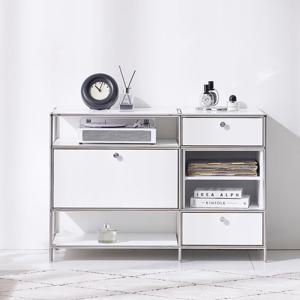 나무뜰 마린 E0 미드센츄리 모듈 수납장 거실 콘솔 서랍장 1000 MWF351C (착불)