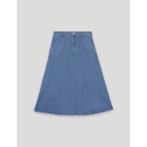 [코데즈컴바인] 플레어 절개 데님스커트 (CKA-DS380W2)