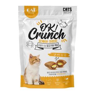 중형 애완동물용품 캣프랜드 오케이 크런치 치킨게살