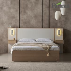 파로마 첼시 화이트 호텔식 서랍형 킹사이즈 수납 침대 K (매트미포함)