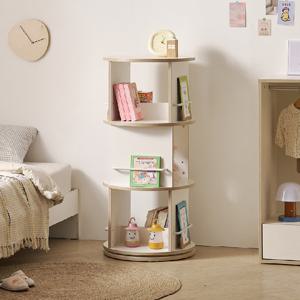 나무뜰 스테이 E0등급 원형 회전책장 3단 MWF352C (착불)