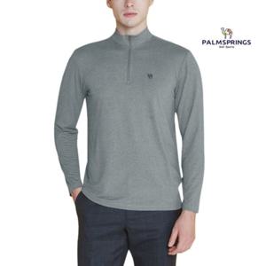 보스케 남성 가을 겨울 골프웨어 골프 약기모 반집업 긴팔 티셔츠