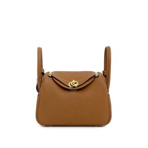 [엘러브] 에르메스 미니린디19 카멜골드 금장 W각인 5HB0058