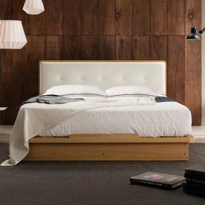 이노센트 비스킷 가죽 헤드 침대 프레임 Q i105193