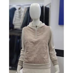 BTR골프 세이브존06 여성 겨울 기모 후드넥 반집업 티셔츠 미라클 BUT4595W