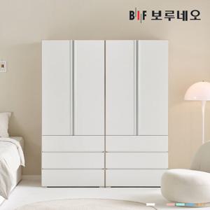 [착불] 보루네오 리키 1600 K세트 옷장 이불장 미니 아이 작은방 서랍 원룸 슬림