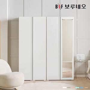 [착불] 보루네오 리키 1600 N세트 옷장 이불장 미니 아이 작은방 거울 원룸 슬림