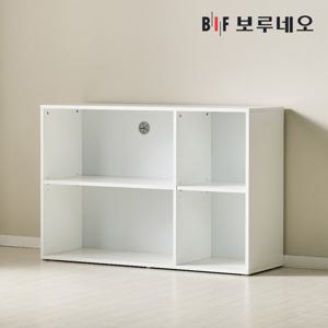 [착불] 보루네오 키첸 1200 2단 오픈 주방 수납장 슬림