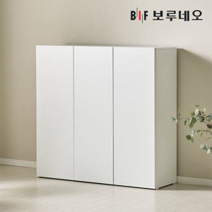 [착불] 보루네오 뮤센 1200 3단 높은 거실장 깊은