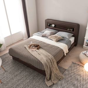 이노센트 볼드 LED 평상형 프레임 Q＋라텍스탑 7존 포켓 매트리스 i105171