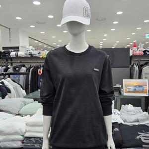 [써드케이](남녀공용)자수 와펜 티셔츠MP6TU140-블랙_CJ