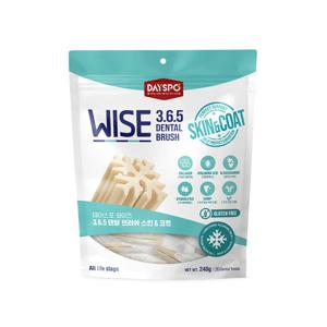 데이스포 와이즈 3.6.5 덴탈케어 브러쉬 피부건강 240g 강아지껌