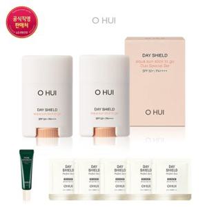 [오휘] [25MS]데이쉴드 아쿠아 선스틱 투 고 듀오세트